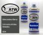 Preview: Mercedes-Benz, Universumblau Metallic, 894: 400ml Sprühdose + 400ml Klarlack - Set, von ATW Autoteile West.